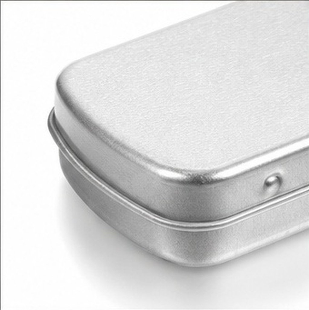 Tin Container Lid - 5 ชิ้น กล่องเหล็กพกพา กล่องเก็บของขนาดกะทัดรัด พร้อมฝาปิดสนิท สำหรับเก็บของชิ้นเล็ก