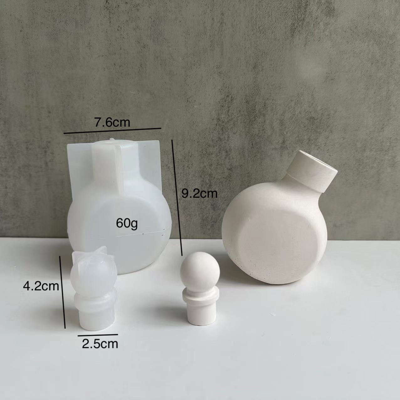 แม่พิมพ์ซิลิโคนสําหรับขวดน้ําห - Candle Making And Perfume บทวิจารณ์และราคา