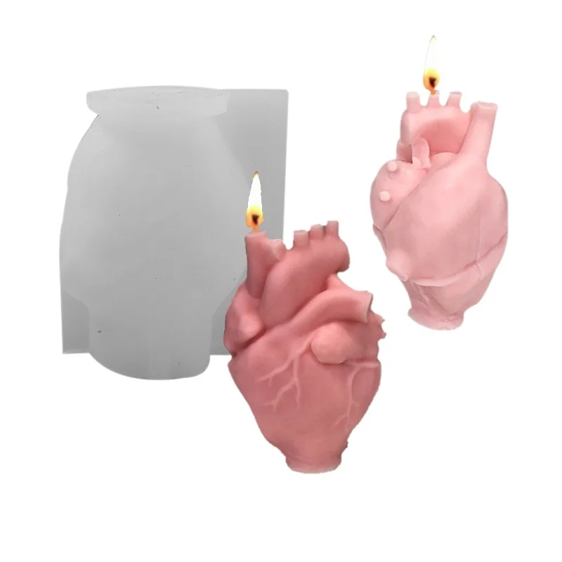 แม่พิมพ์เทียนซิลิโคนรูปหัวใจ D - Candle Making Kits บทวิจารณ์และราคา