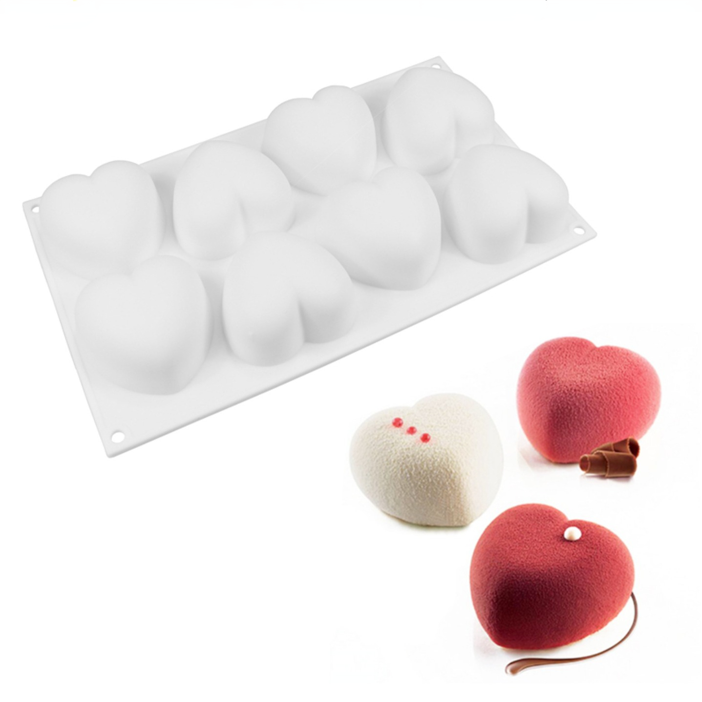 Love Heart ซิลิโคนสบู่แม่พิมพ์ - Candle Making Kits บทวิจารณ์และราคา