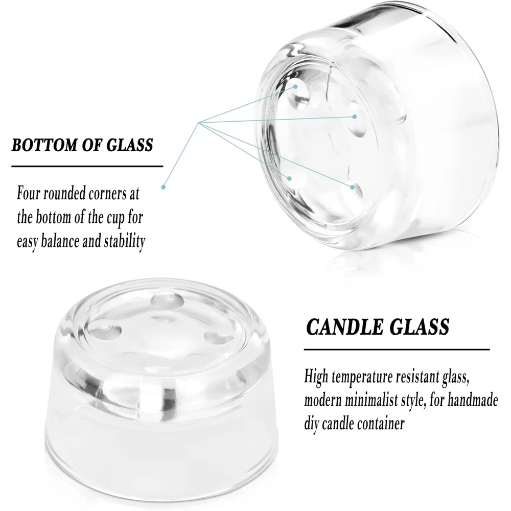 ที่ใส่เทียนทีไลท์แก้วใส ใช้สำห - Candle Making Jars With Lids บทวิจารณ์และราคา