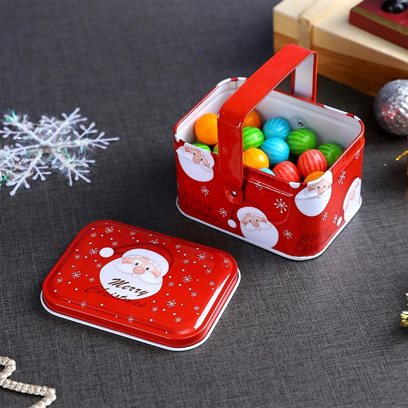 กล่องโลหะลายคริสต์มาส รูปซานตา - Tin Container Lid บทวิจารณ์และราคา