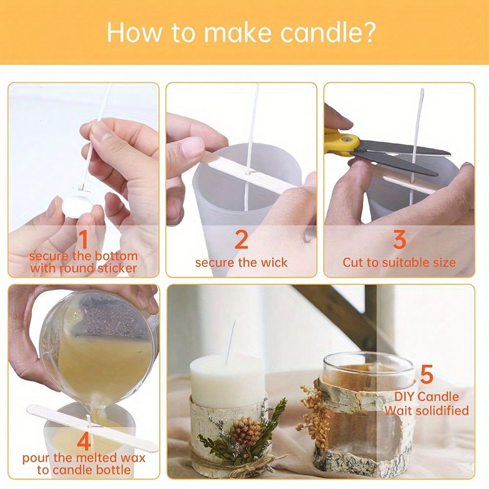 ชุดอุปกรณ์จัดตำแหน่งไส้เทียนไม - Candle Making Kits บทวิจารณ์และราคา