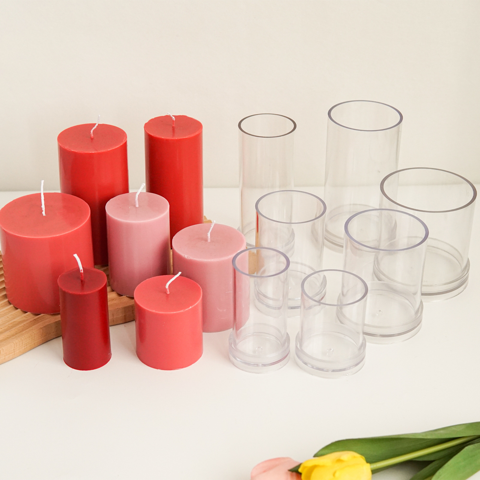 ต่างๆ 3D ทรงกระบอกเทียนแม่พิมพ - Candle Making Kits บทวิจารณ์และราคา