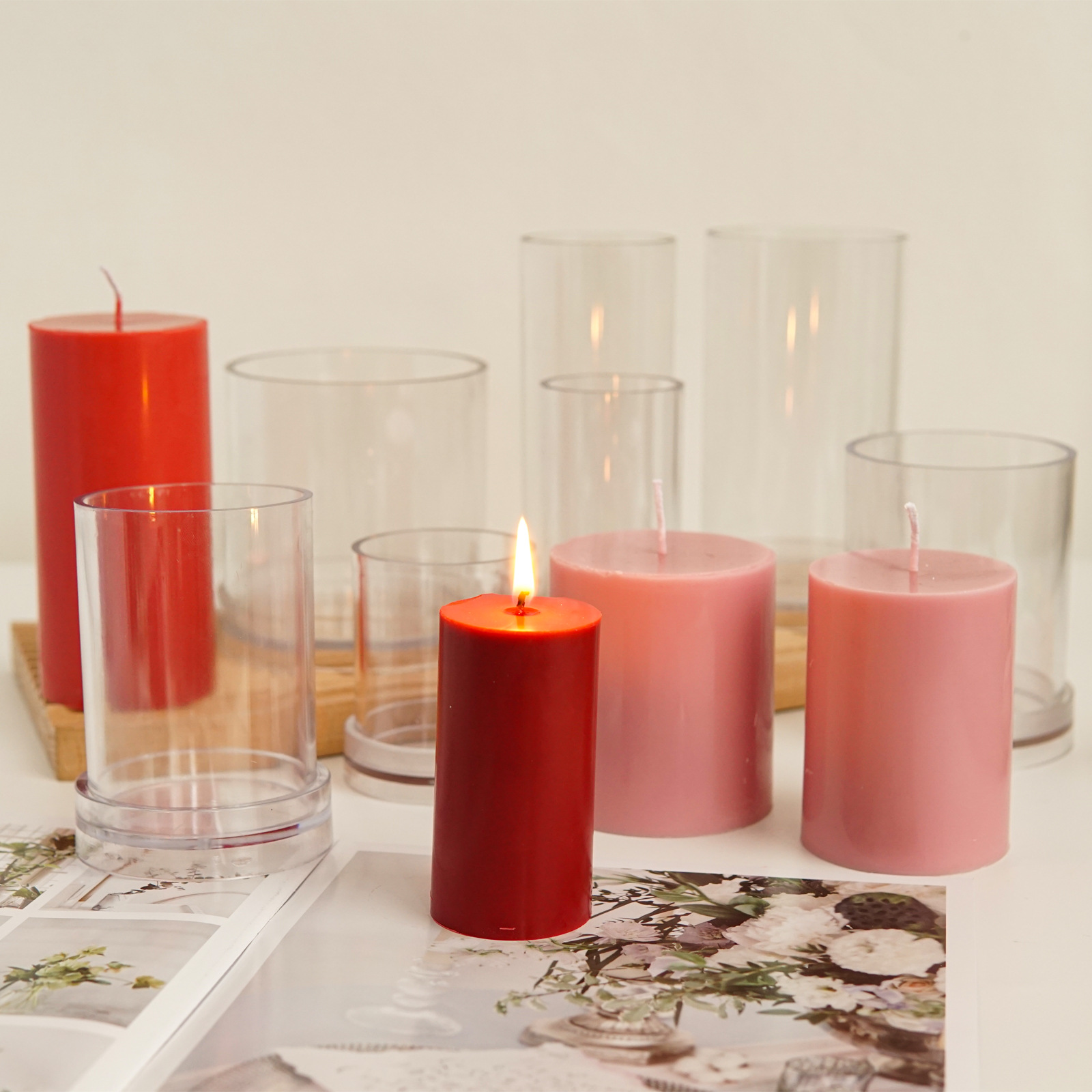 ต่างๆ 3D ทรงกระบอกเทียนแม่พิมพ - Candle Making Kits บทวิจารณ์และราคา
