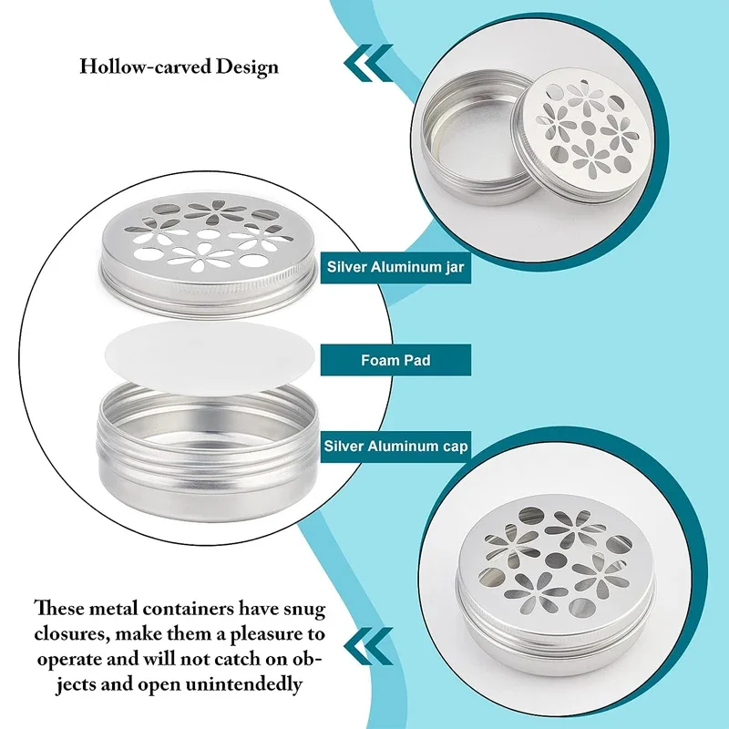 กระปุกอะลูมิเนียมทรงกลมขนาด 5  - Tin Container Lid บทวิจารณ์และราคา