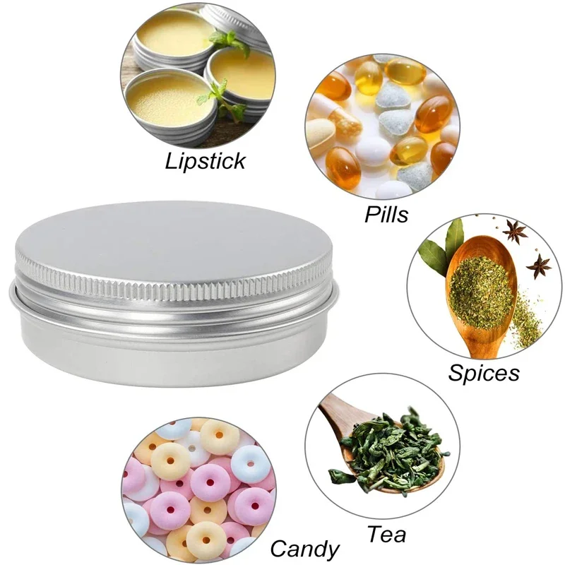 กระปุกอะลูมิเนียมทรงกลมขนาด 5  - Tin Container Lid บทวิจารณ์และราคา