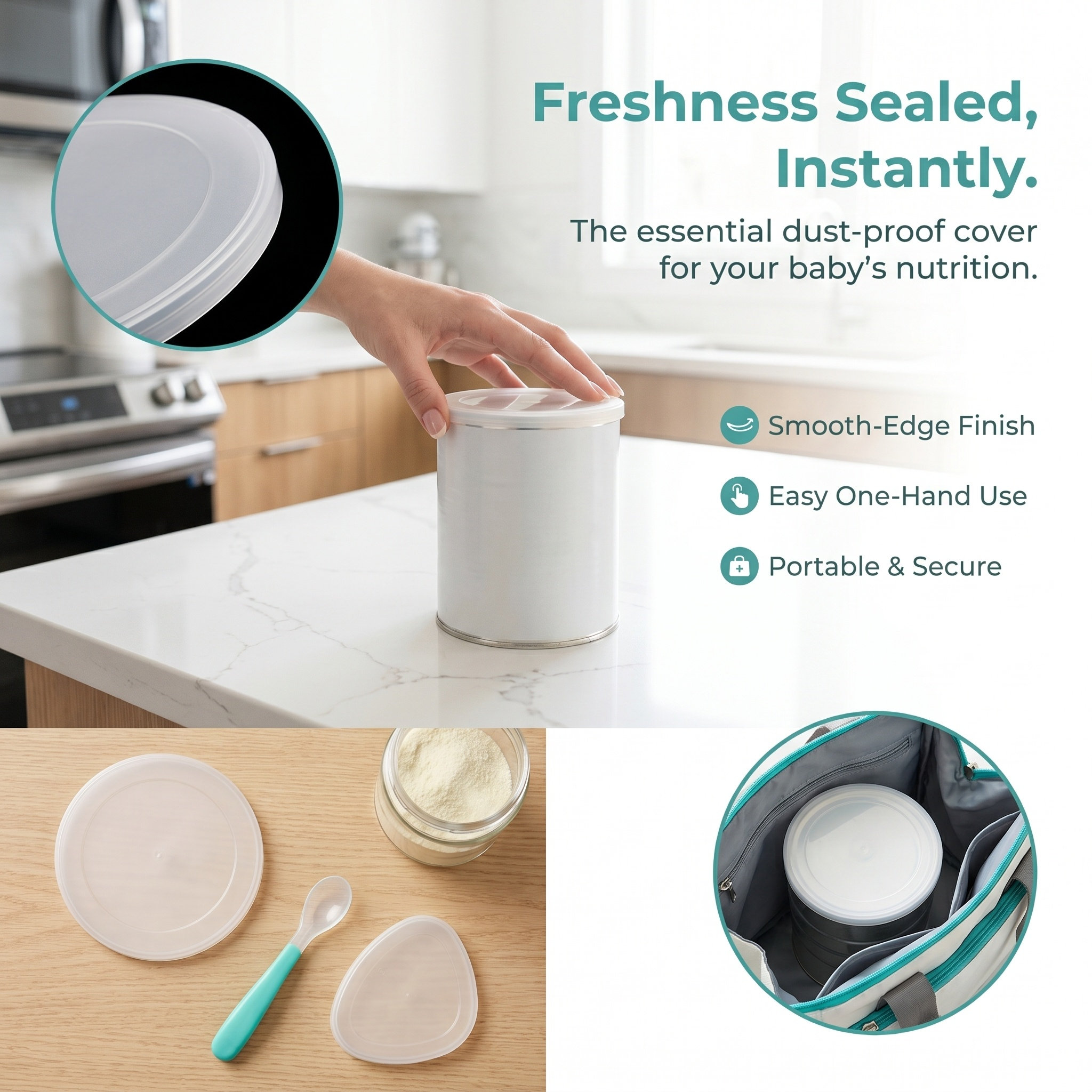 10 ชิ้น ฝาปิดกระป๋องนมผง ทรงกล - Tin Container Lid บทวิจารณ์และราคา